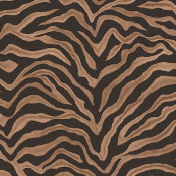 Papel Pintado Zebra Print Marrón Noordwand