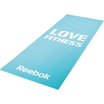 Fitness Mat Blue Love Reebok Women's Training