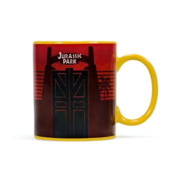 Taza Termocolora Jurassic Park Puertas