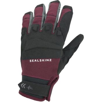 Sealskinz Guantes Niño All Weather Mtb Negro/rojo