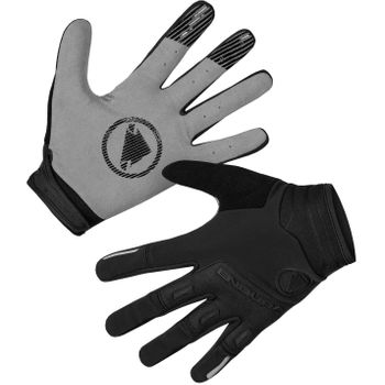 Endura Guantes Singletrack Cortavientos Negro Hombre