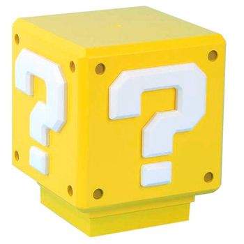 Lampara Sonido Mini Question Block Super Mario Bros Nintendo