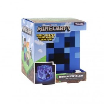 Lampara Con Sonido Minecraft Creeper Cargado