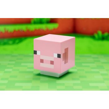 Lampara Con Sonido Minecraft Cerdito