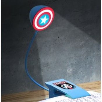 Lampara De Lectura Marvel Capitan America Escudo