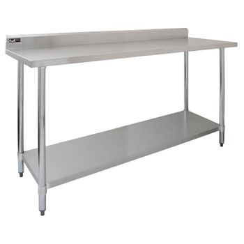 Mesa Para Catering De Acero Inoxidable 1,83m Capacidad De Peso 250kg