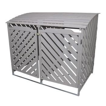 Caseta De Jardín Con Puerta De Acero 142x84x189 Cm-outsunny.verde con  Ofertas en Carrefour