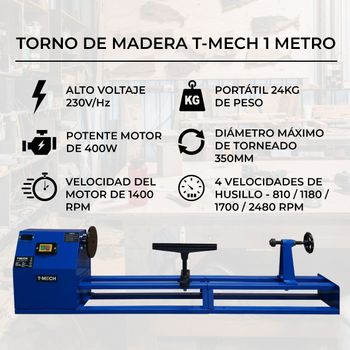 Torno De Madera Para Entusiastas Del Bricolaje