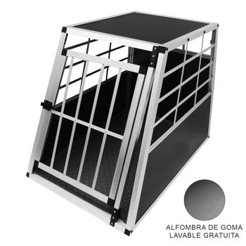 Jaula De Coche Para Mascotas - Puerta Grande Individual