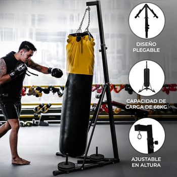 Soporte Plegable Para Saco De Boxeo