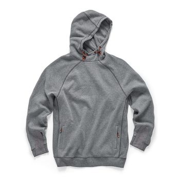 Scruffs T55332 Sudadera Con Capucha Trade, Color Gris