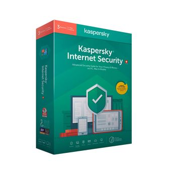 Software Kaspersky Internet Security 2020 Multidispositivo 3 Usuarios/ 1 Año