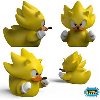 Pato De Goma Sonic The Hedgehog Super Sonic