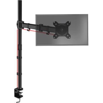 Brazo Monitor 13"-27" 8 Kg - Altura 100cm Ajustable - Cabezal Vesa 75/100  - Duronic Dmt251x3 Bk