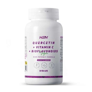 Quercetina 600mg + Vitamina C + Bioflavonoides - 30 Veg Caps- Hsn