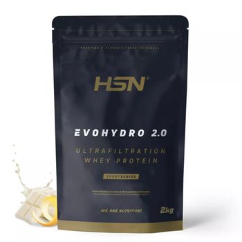 Proteína Sin Lactosa De Hsn Evohydro 2.0 | Sabor Chocolate Blanco Limón 2 Kg = 67 Tomas Por Envase | Aislado De Proteína Hidrolizada De Suero Lácteo | Hydro Whey | No-gmo, Vegetariana, Sin Gluten