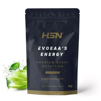 Aminoácidos Esenciales En Polvo De Hsn Evoeaa's Energy | Sabor Manzana 1 Kg = 59 Tomas Por Envase | 9 Aminoácidos Esenciales Eaas Con Cafeína, Extractos Herables, Vitaminas Y Minerales