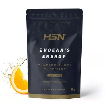 Aminoácidos Esenciales En Polvo De Hsn Evoeaa's Energy | Sabor Naranja 1kg = 59 Tomas Por Envase | 9 Aminoácidos Esenciales Eaas Con Cafeína, Extractos Herables, Vitaminas Y Minerales