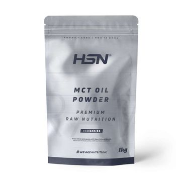 Aceite Mct - De Coco - En Polvo De Hsn | 1 Kg = 100 Tomas Por Envase De Triglicéridos De Cadena Media | Ideal Para La Dieta Keto | No-gmo, Vegano, Sin Gluten Ni Aceite De Palma