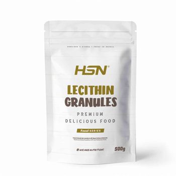 Lecitina De Soja Granulada De Hsn | 500 G = 50 Tomas Por Envase 100% Natural Procedente De Habas Naturales Sin Añadidos | Ideal Para Cocinar Y Recetas Para Dieta | Non-gmo | Apto Vegano, Sin Gluten