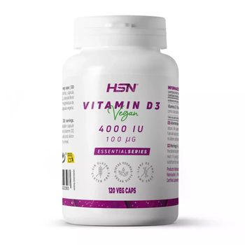 Vitamina D3 Vegana 4000ui - 120 Veg Caps- Hsn