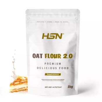 Harina De Avena De Sabores De Hsn | Sabor Tarta De Manzana 1 Kg = 20 Tomas Por Envase - Instant Oatmeal - Ideal Tortitas De Avena Y Claras, Batidos | Sin Azúcares Añadidos