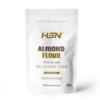 Harina De Almendra De Hsn | 1 Kg = 33 Tomas Por Envase | Sin Gluten | Origen España 100% Pura Harina De Almendras Sin Añadidos | Libre De Omg | Molida Fina Ideal Para Repostería Y Dieta Keto