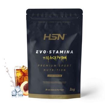 Pre Entreno Sin Cafeína Evostamina De Hsn | Sabor Té De Melocotón 1 Kg = 50 Tomas Por Envase Pre Workout Sin Estimulantes | Creatina Creapure + Bicarbonatos + Beta-alanina + L-citrulina + Nitratos