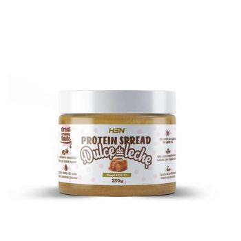 Crema Hiperproteica De Dulce De Leche De Hsn | Con Whey Protein (proteína Concentrada De Leche) | Snack Saludable Y Delicioso | Sin Aceite De Palma Ni Azúcares Añadidos | No-gmo, Vegetariana | 250 Gr