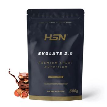 Aislado De Proteína De Suero De Hsn Evolate 2.0 | 500 G = 16 Tomas Por Envase | Whey Protein Isolate Cfm + Enzimas Digestivas | No-gmo, Vegetariano, Sin Gluten Ni Soja | No Incluye Dosificador