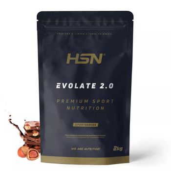 Aislado De Proteína De Suero De Hsn Evolate 2.0 | Sabor Chocolate Avellanas 2 Kg = 67 Tomas Por Envase | Whey Protein Isolate Cfm + Enzimas Digestivas | No-gmo, Vegetariano, Sin Gluten Ni Soja