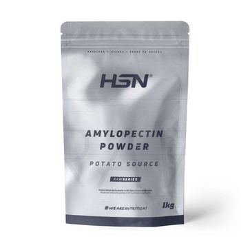 Amilopectina De Patata De Hsn | Sin Sabor 1 Kg = 20 Tomas Por Envase 100% Carbohidratos Complejos, 0% Azúcares, Bajo Índice Glucémico, Fácil Digestión | No-gmo, Vegano, Sin Gluten