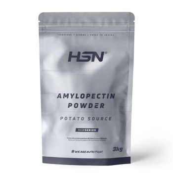 Amilopectina De Patata De Hsn | Sin Sabor 3 Kg = 60 Tomas Por Envase 100% Carbohidratos Complejos, 0% Azúcares, Bajo Índice Glucémico, Fácil Digestión | No-gmo, Vegano, Sin Gluten