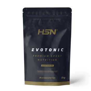 Isotónico En Polvo Evotonic De Hsn | Sin Sabor 1 Kg = 29 Tomas Por Envase | Bebida Deportiva Con Carbohidratos + Electrolitos + Bcaas + Peptopro | No-gmo, Vegetariano, Sin Gluten