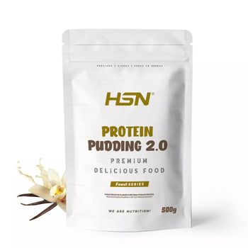 Pudding Proteico De Hsn | Sabor Vainilla 500 G = 13 Tomas Por Envase | Con Proteína De Suero | Muy Fácil De Preparar | Bajo En Calorías Sin Azúcares Añadidos | No-gmo, Vegetariano, Sin Gluten