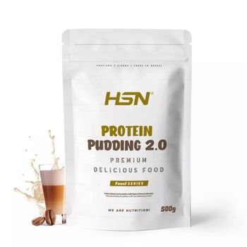 Pudding Proteico De Hsn | Sabor Café Con Leche 500 G = 13 Tomas Por Envase | Con Proteína De Suero | Muy Fácil De Preparar | Bajo En Calorías Sin Azúcares Añadidos | No-gmo, Vegetariano, Sin Gluten