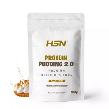 Pudding Proteico De Hsn | Sabor Tarta De Limón 500 G = 13 Tomas Por Envase | Con Proteína De Suero | Muy Fácil De Preparar | Bajo En Calorías Sin Azúcares Añadidos | No-gmo, Vegetariano, Sin Gluten