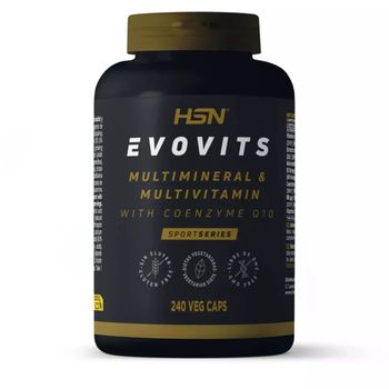 Multivitaminas Y Minerales Evovits De Hsn | Multivitamínico Para 8 Meses = 1 Cápsula Al Día | Complejo Polivitamínico Para Mujer, Hombre, Vegetarianos Y Deportistas | No-gmo, Sin Gluten Ni Lactosa