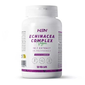 Equinácea 1000 Mg De Hsn | 120 Cápsulas Vegetales 10000 Mg Equivalencia Raíz De Echinacea Purpurea (4% Polifenoles) Por Dosis Diaria | 10x Veces Más Concentrado | No-gmo, Vegano, Sin Gluten