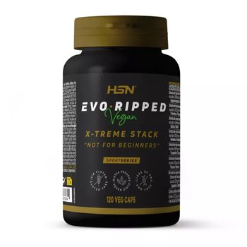 Evoripped De Hsn | Suplemento De Alta Potencia Con Cafeína | Máxima Efectividad | Fórmula Exclusiva | Vegano, No-gmo, Sin Gluten, Sin Lactosa | 120 Cápsulas Vegetales