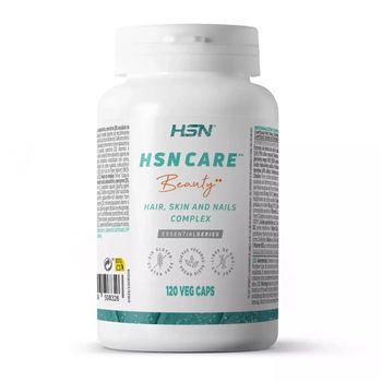 Hsn Care Cabello, Piel Y Uñas De Hsn | Hair Skin And Nails Complex | Suplemento Para El Crecimiento Del Cabello Y Mantenimiento De La Piel Y Uñas | No-gmo, Vegano, Sin Gluten | 120 Cápsulas Vegetales