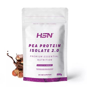 Proteína De Guisante Aislada De Hsn | Sabor Chocolate Avellanas 500 G = 17 Tomas Por Envase | 100% Vegana | Pea Protein Isolate | No-gmo, Sin Gluten, Sin Soja Ni Azúcares Añadidos