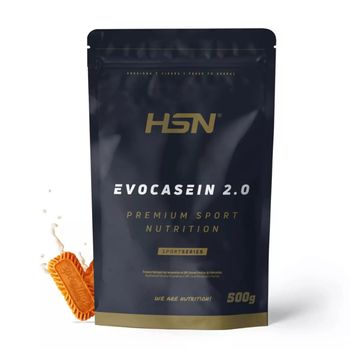 Caseína Micelar De Hsn Evocasein 2.0 | Sabor Speculoos 500 G = 17 Tomas Por Envase | Proteína Lenta Digestión Para Antes De Dormir | No-gmo, Vegetariana, Sin Gluten