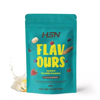 Saborizante Para Proteínas Lácteas De Hsn | Sabor Chocolate Blanco Y Limón 200 G = 66 Tomas Por Envase | Para La Dieta Keto Y Vegana | Extremadamente Bajo En Calorías Y Azúcar | No-gmo, Sin Gluten