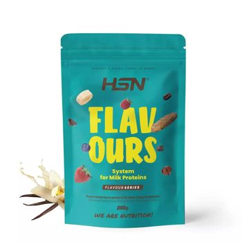 Saborizante Para Proteínas Lácteas De Hsn | Sabor Vainilla 200 G = 66 Tomas Por Envase | Para La Dieta Keto Y Vegana | Extremadamente Bajo En Calorías Y Azúcar | No-gmo, Sin Gluten