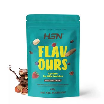 Saborizante En Polvo Para Proteínas Lácteas 200g Chocolate Y Avellanas- Hsn