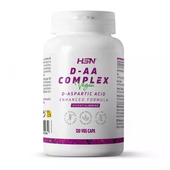 Ácido Aspártico De Hsn | 3000 Mg Por Dosis Diaria | 120 Cápsulas Vegetales | Daa Complex Con Minerales Zinc + Boro + Selenio Y Vitamina B6 | No-gmo, Vegano, Sin Gluten