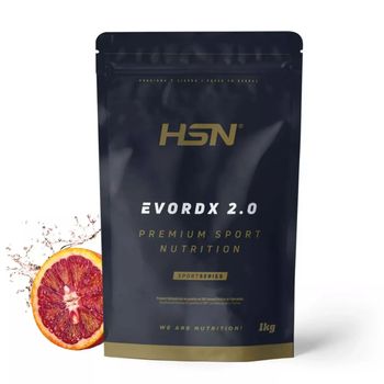 Pre Entreno Potente De Hsn Evordx 2.0 | Sabor Naranja Roja 1 Kg = 43 Tomas Por Envase | 100% Vegano Pre-workout Sin Azúcar Con 300 Mg De Cafeína, Aminoácidos, Creatina, Óxido Nítrico