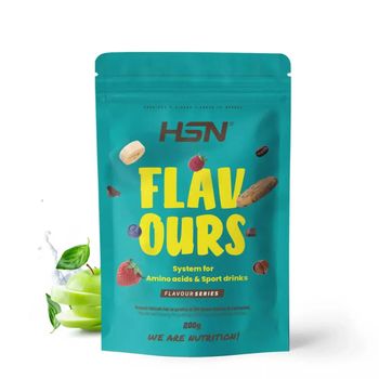 Saborizante Para Aminoácidos Y Bebidas Deportivas De Hsn | Sabor Manzana 200 G = 36 Tomas Por Envase | Para La Dieta Keto Y Vegana | Extremadamente Bajo En Calorías Y Azúcar | No-gmo, Sin Gluten