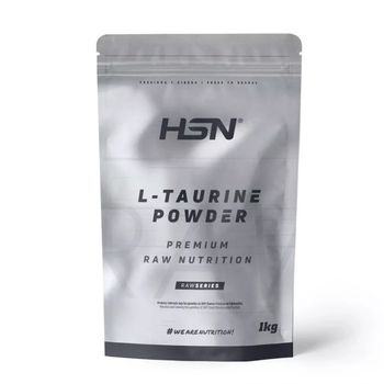 L-taurina En Polvo De Hsn | 1 Kg = 1000 Tomas Por Envase | 3 Gramos De Taurina Por Dosis Diaria | 100% Pura Sin Añadidos Ni Excipientes | No-gmo, Vegano, Sin Gluten